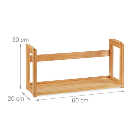 Raft stivuibil DIY din bambus