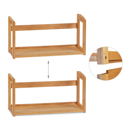 Raft stivuibil DIY din bambus