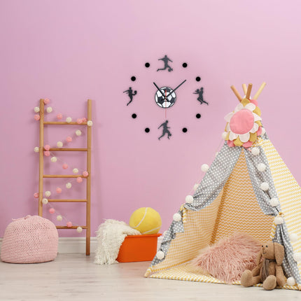 Ceas de perete DIY „Fotbal