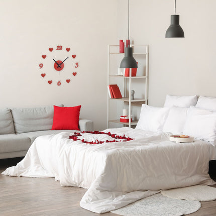 Ceas de perete DIY „Hearts