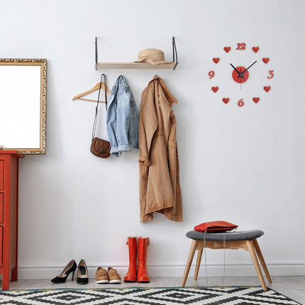 Ceas de perete DIY „Hearts
