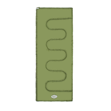 Sac de dormit verde închis, ușor, compact