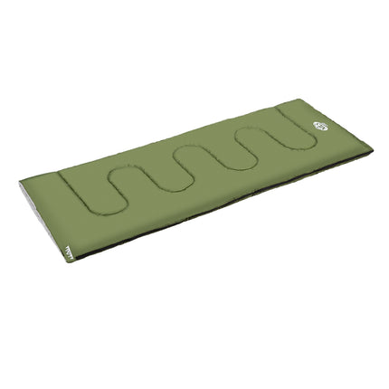 Sac de dormit verde închis, ușor, compact