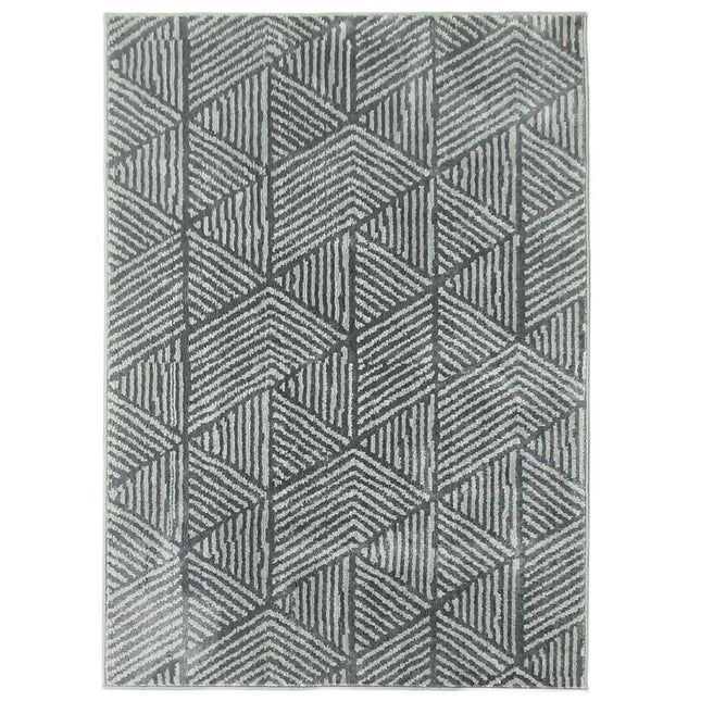 Covor de sufragerie lavabil gri închis - 150 x 80 cm
