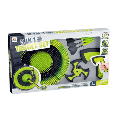 Set de jocuri cu dart cu 3 jocuri într-un design compact