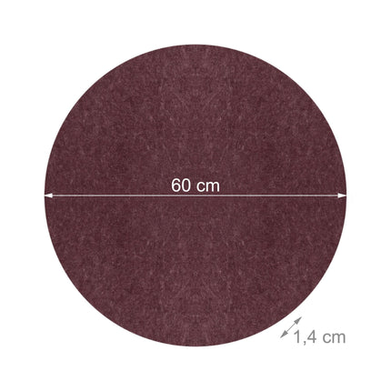Margine pentru darts, fetru din 4 bucăți, reducere a zgomotului