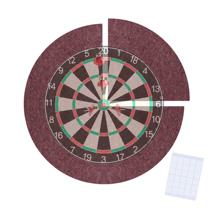 Margine pentru darts, fetru din 4 bucăți, reducere a zgomotului