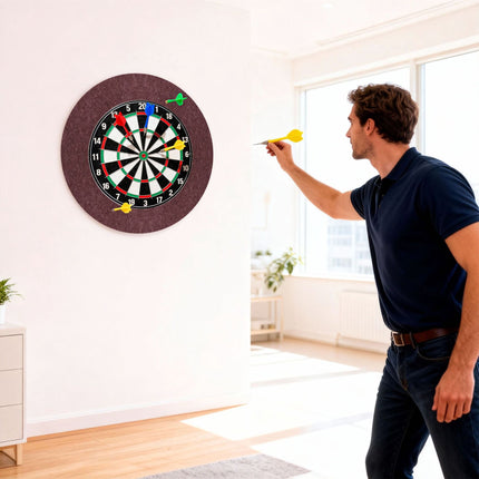 Margine pentru darts, fetru din 4 bucăți, reducere a zgomotului
