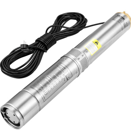 Deep Well Submersible Pump 750W, 100 Lpm, 66 m