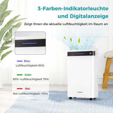 Dezumidificator 28,5 l/zi, acoperire 35 m², 4 moduri, alb