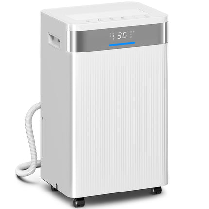 Dezumidificator, rezervor de 4,5 l, temporizator de 24 de ore, afișaj LED