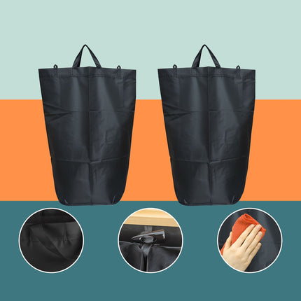 Coș de reciclare a sticlelor, 2 secțiuni, 60-100 sticle