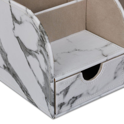 Organizator de birou Marble Look