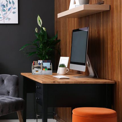 Organizator de birou Marble Look