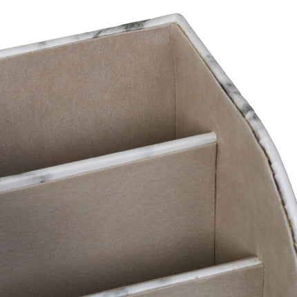 Organizator de birou Marble Look