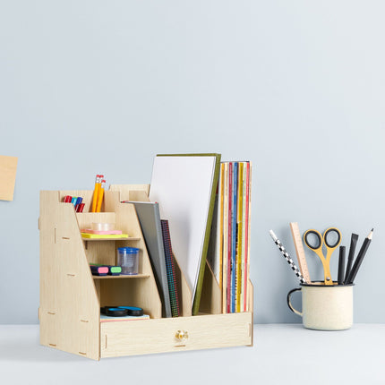 Organizator de birou cu compartimente