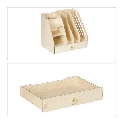 Organizator de birou cu compartimente