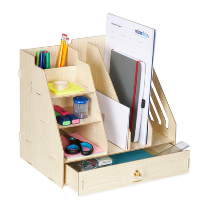Organizator de birou cu compartimente