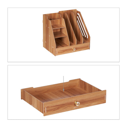 Organizator de birou cu compartimente