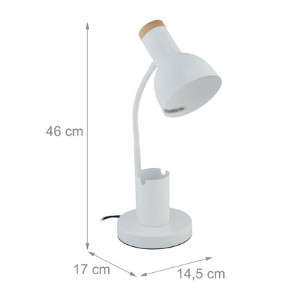 Lampa de birou cu suport pentru pix
