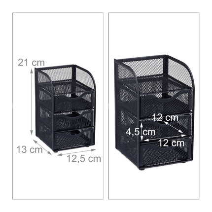 Organizare birou Mesh 3 sertare