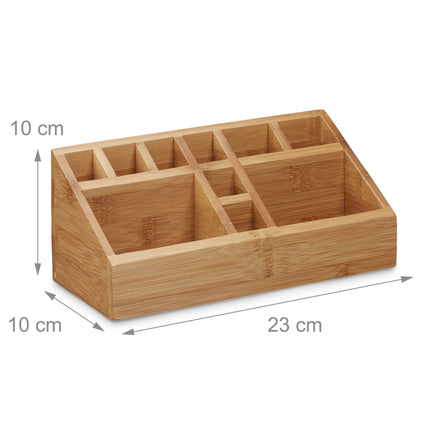 Desk organization in bamboo