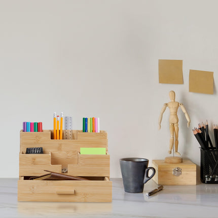 Organizare birou cu sertar