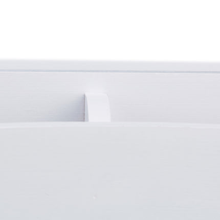 Organizator de birou Bamboo White