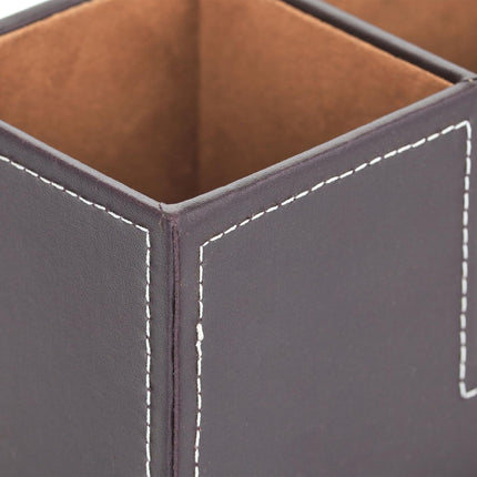 Organizator de birou din piele artificiala