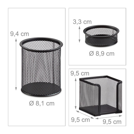 Set organizator de birou, 3 piese