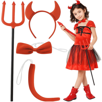 Costum de diavol - set 4 elemente S22140