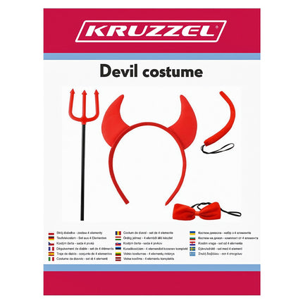 Costum de diavol - set 4 elemente S22140