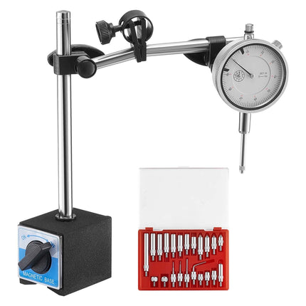 Dial Test Indicator 0-25.4mm, Magnetic Stand, Case