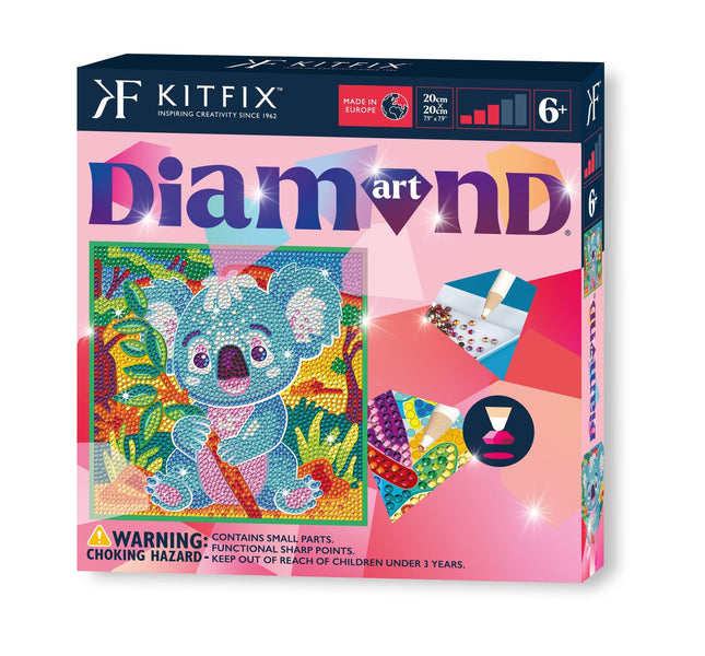 Kit de bricolaj Diamond Art Koala cu instrumente și accesorii