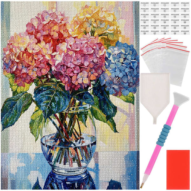 Kit de pictură cu diamant, model buchet, 40x30cm
