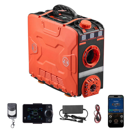 Diesel Air Heater 5–8KW 12V, Bluetooth, 4.5L Tank