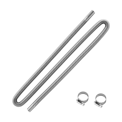 Diesel Heater Exhaust Hose 1980mm, Stainless, 2 Clamps
