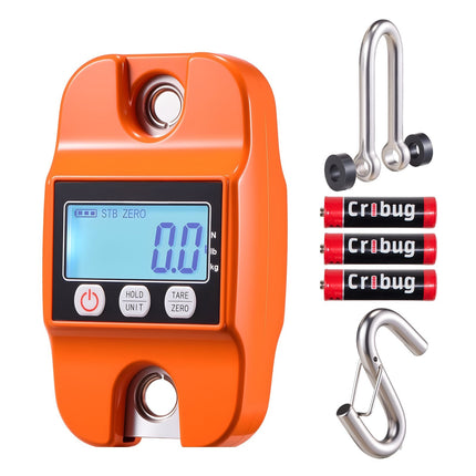 Digital Crane Scale, 880 lb Capacity, LCD, Cast Aluminum