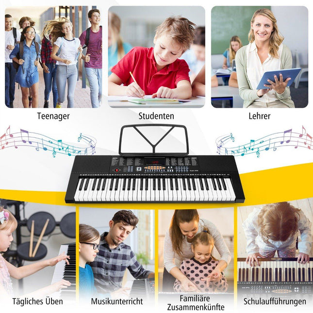 Pian digital pentru începători, 61 de clape, 300 de tonuri