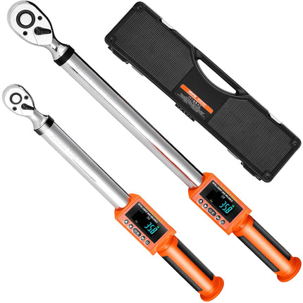 Digital Torque Wrench Set, 2-Pc, 1/2 & 3/8, ±2%
