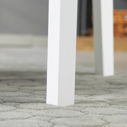 White Pine Wood Dining Chair Set of 2 - 41x47x86 cm