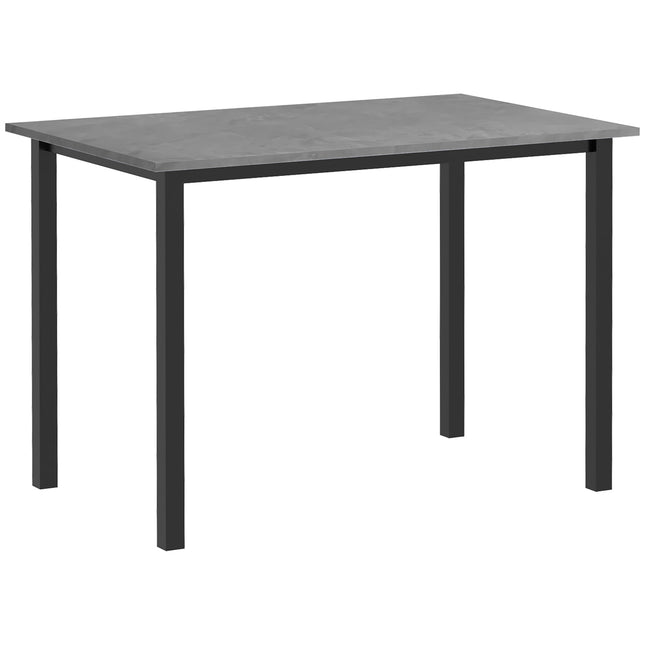 Masa de Sufragerie Masa de Bucatarie Extensibila Masa de Sufragerie Pentru 6 Pers, Masa de Sufragerie Pentru Sufragerie, Bucatarie, Otel, Gri Inchis, 110-160 X 70 X 76 Cm