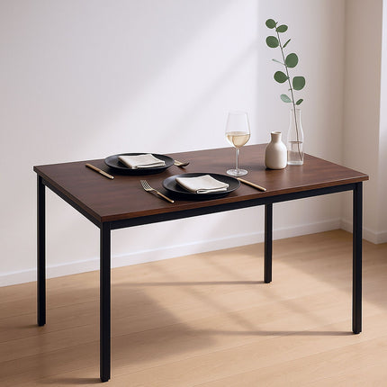 Masă de dining pentru 4 persoane, 110 x 60 cm, blat cu aspect de stejar