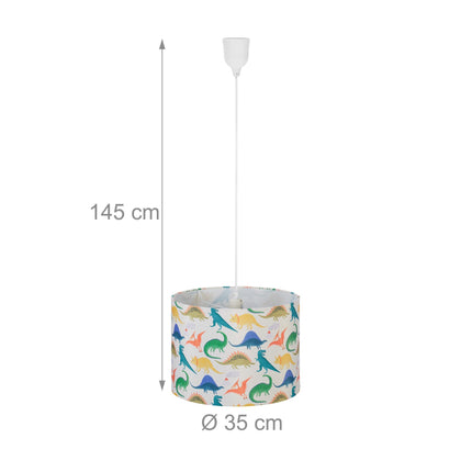 Lampa suspendata Dino camera copiilor