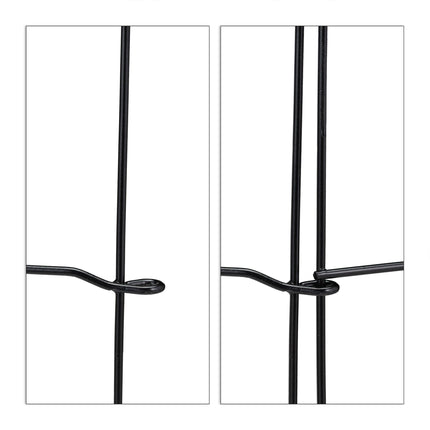 Reducere gard 4 panouri negru