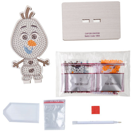 Set de artă Disney Frozen cu cristale, Olaf
