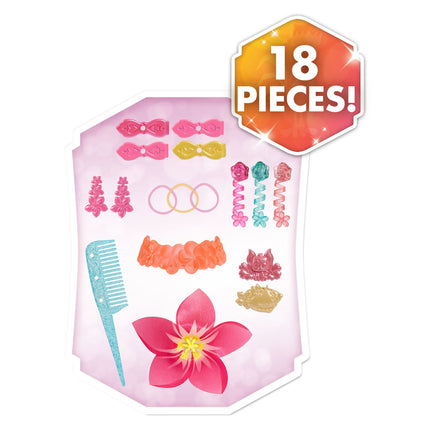 Disney Princess Moana (Vaiana) Cap de coafat cu 18 accesorii