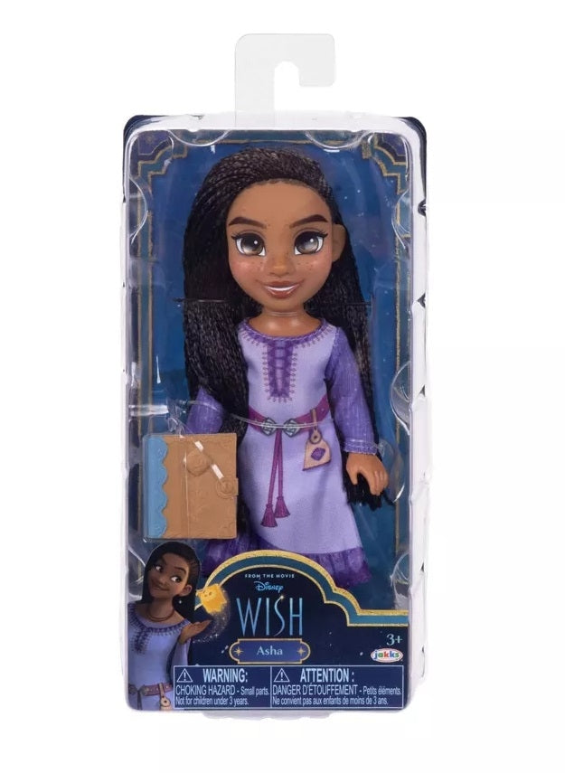 Păpușă Disney Princess Wish Asha, 16 cm