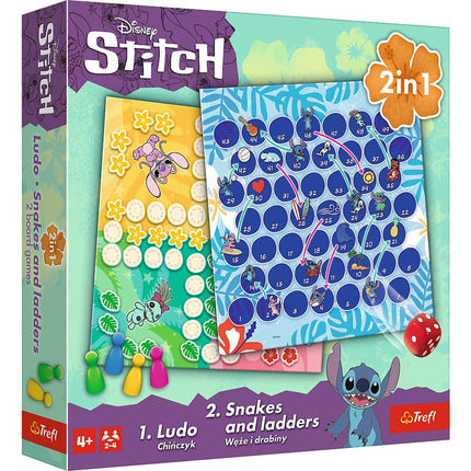 Joc de masă 2 în 1 Disney Stitch cu Lilo