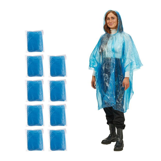 Set poncho de unică folosință de 10